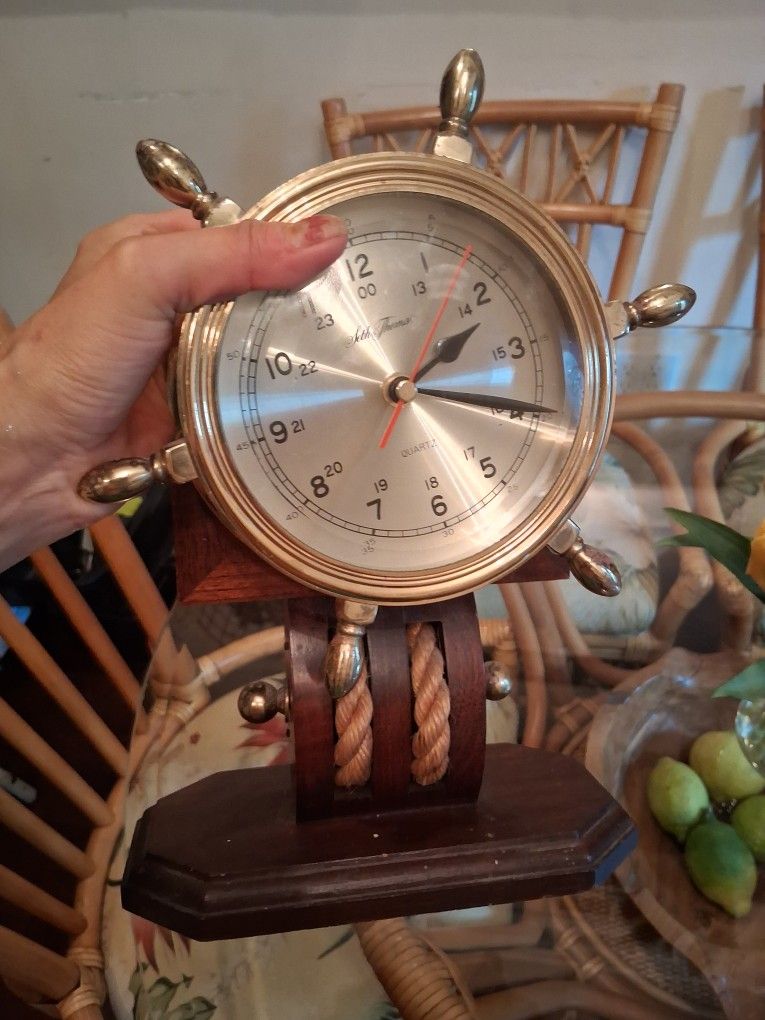 Vintage Maritime Desk Clock