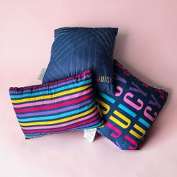 3 Juicy Couture Decorative Pillows