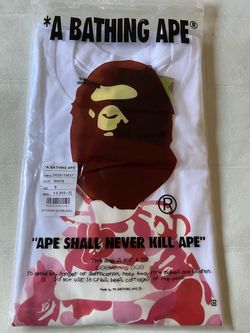 Bape Pink Milo Ape Head Tee