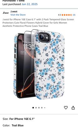 iPhone 16e Phone Case with Screen Protectors