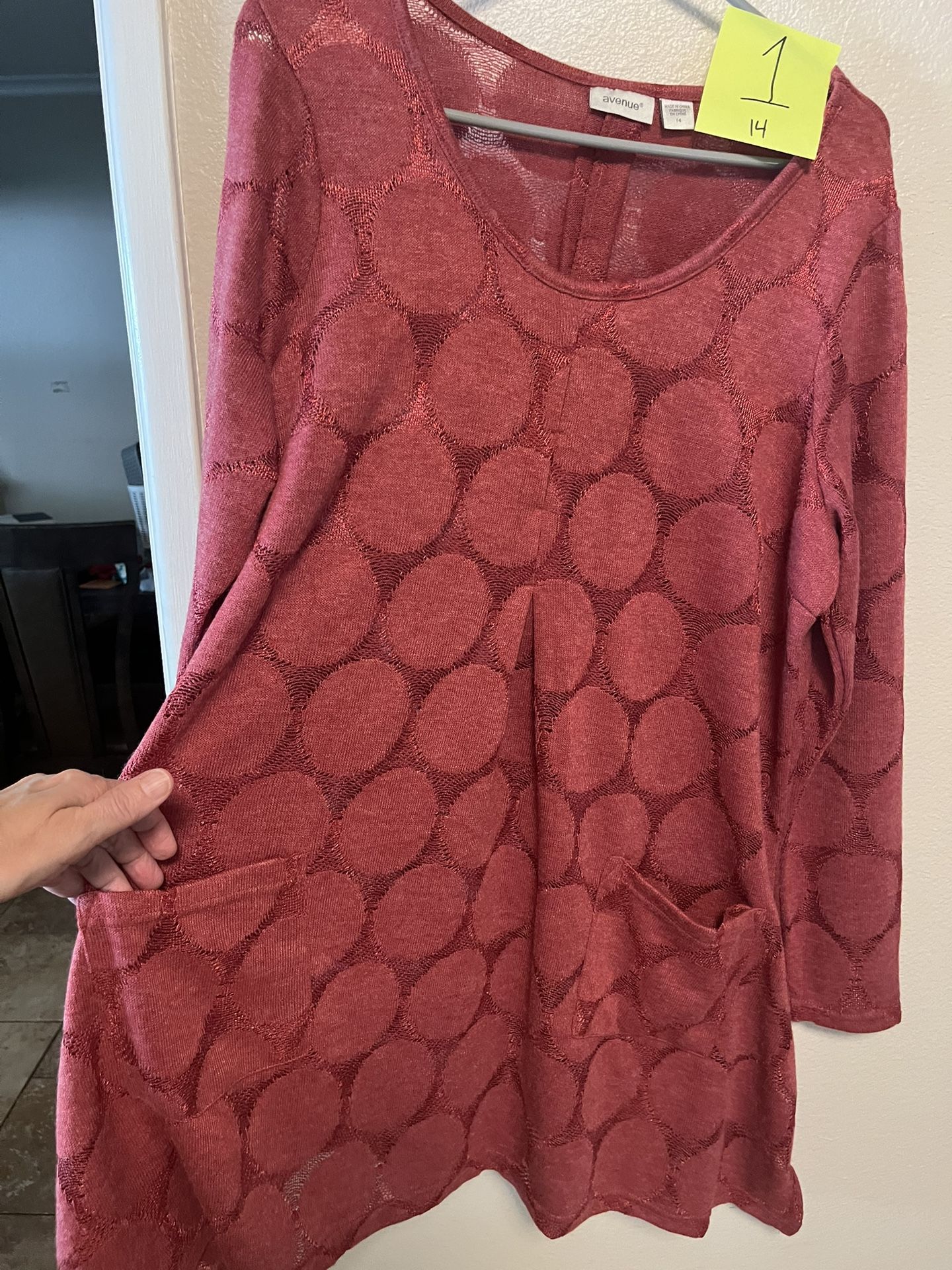 Avenue Size 14 Tunic Super Cute!