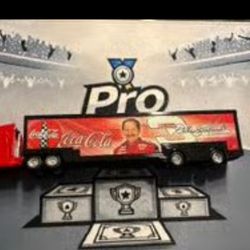 Dale Earnhardt Sr 3-Diecast Semi Hauler-1:64 Action Limtd Edition 1998-Coca Cola
