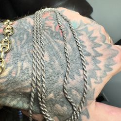 Awesome 🤩!! Solid 925 Sterling Silver Chain Necklace !