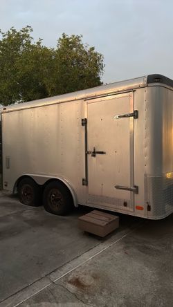 12’x7’ enclosed trailer