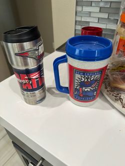 New England Patriots cups