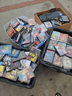 Large Lot of DVDs and Blu-rays