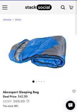 2 Sleeping Bags Only Used Once practically brand new