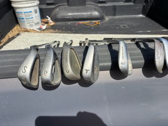 Mixed Golf Iron Set wedges – Cobra, Golden Bear, Spalding