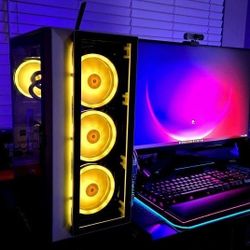 High End Custom Gaming PC With RYZEN AM5 7 7800x3d CPU With AMD ASRock Steel Legend RX 9070XT 16 GB