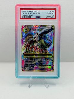 2016 Pokémon M Blastoise EX XY Evolutions PSA 10