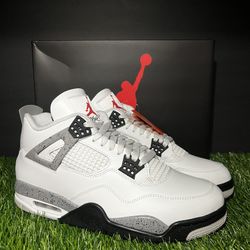 Jordan 4 White Cement 