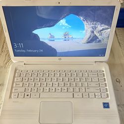 Hp white laptop