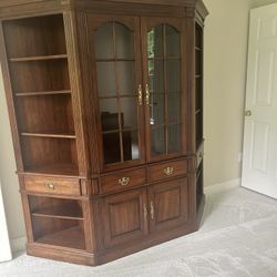 3 Piece Book Shelf/china Cabinet 
