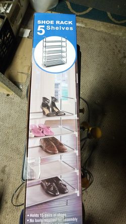 Shoe Rack 5 shelves