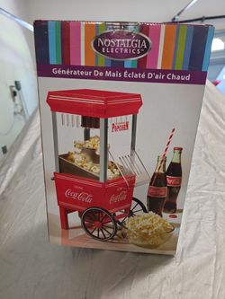 Nostalgia Electrics Coca-Cola Hot Air Popcorn Maker