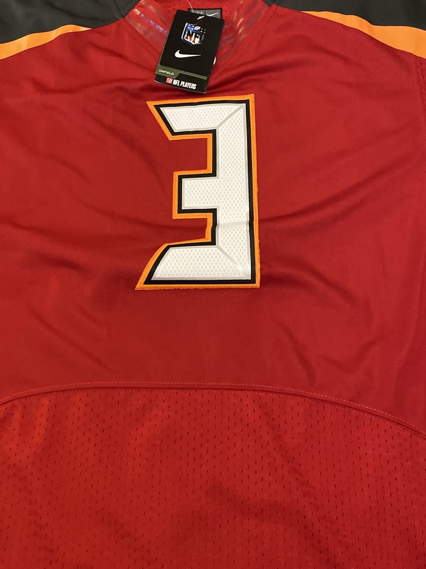 Nike NFL On-Field Tampa Bay Buccaneers Winston #3 Jersey Mens Size 52 NWT