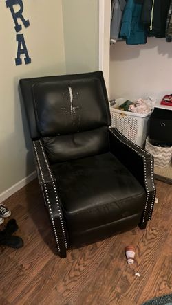 Faux Leather Recliner