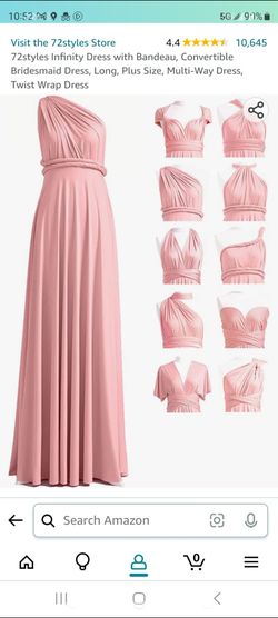 72 styles Convertible Infinity Bridesmaid Dress