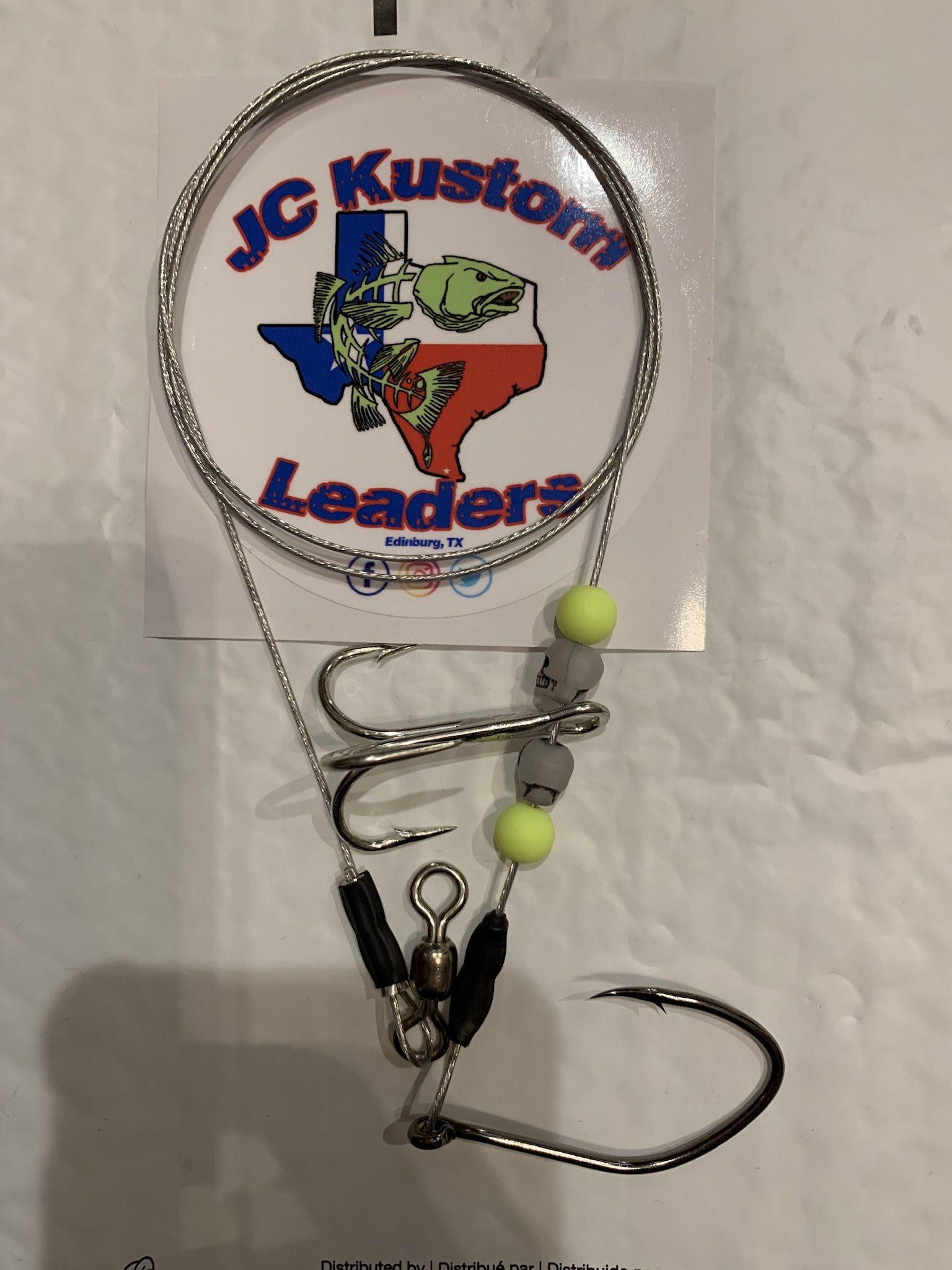 Alligator gar custom leaders 500 lbs.
