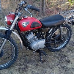 1967 Kawasaki.  C2 Try 120cc. Rare Colectable