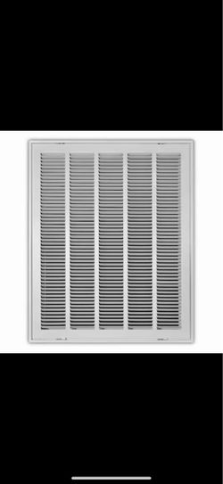 Everbilt 20 in. x 25 in. Steel Return Air Filter Grille in White