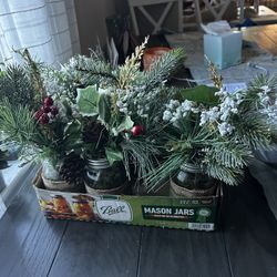 Winter decor centerpieces 