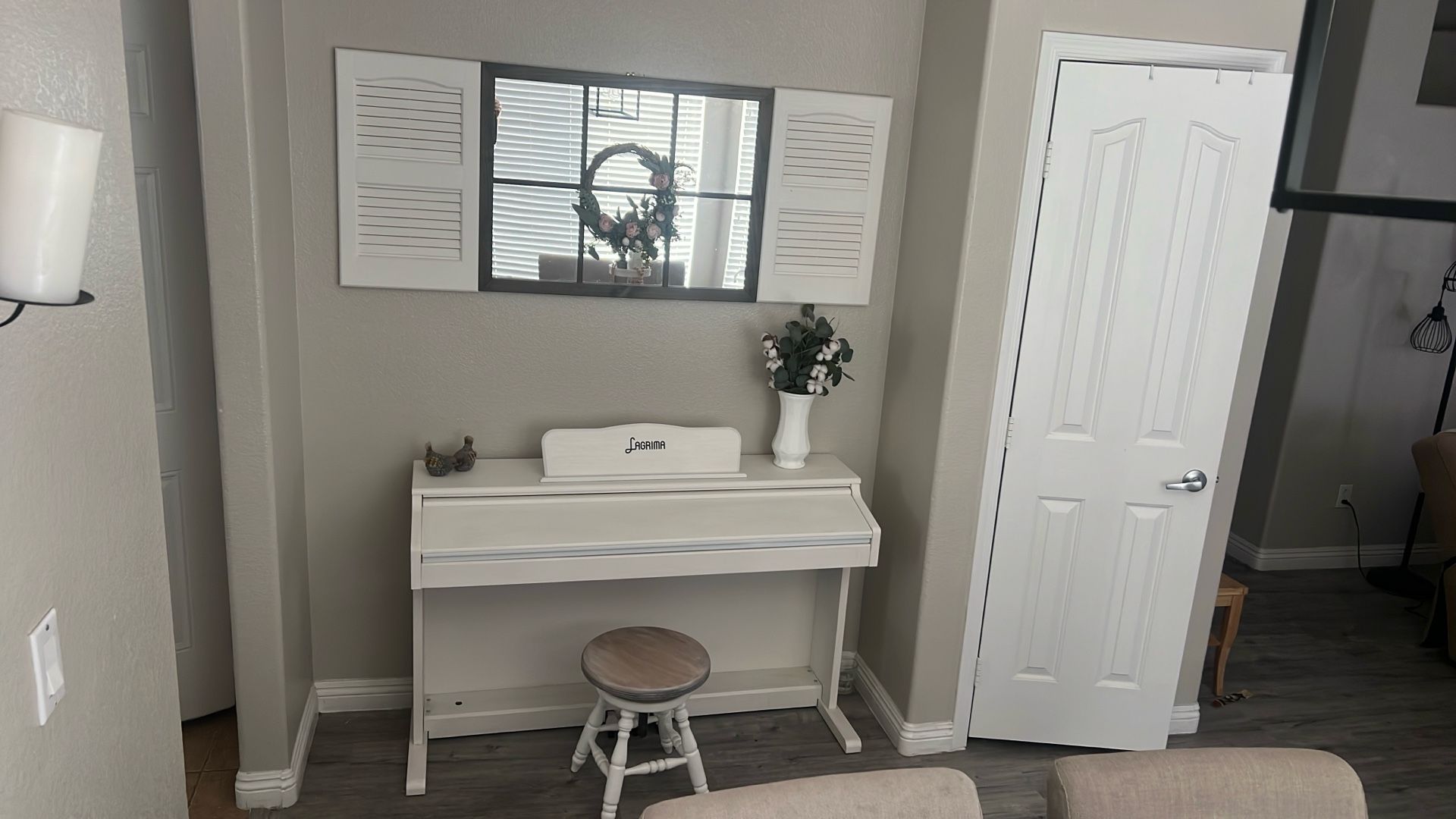 Digital Grand Piano Standard Keyboard Piano With Solid Wood Adjustable Bar Stool
