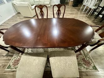 Cherrywood Formal Dining Table And 6 Chairs 