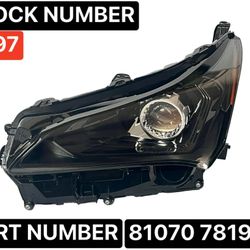 2018-2021 LEXUS NX300/NX300h AFTERMARKET LED HEDLIGHT. DRIVER SIDE.