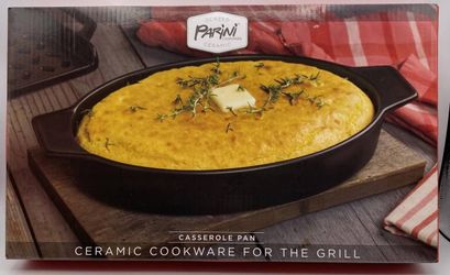 Ceramic Casserole Pan for the Grill