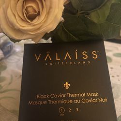 Valaiss Switzerland Black Caviar Thermal Mask