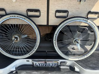 Vintage Schwinn fan spoke wheels