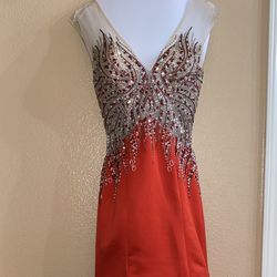 Red & Gold Dress