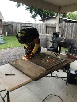 we manufacture any type of BBQ pits