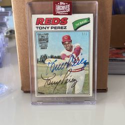 2023 Topps Archives 1/1 Auto Tony Perez 