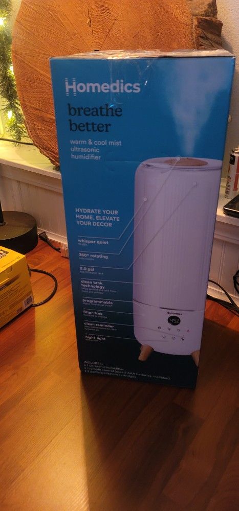 Homedics Ultrasonic Humidifier 