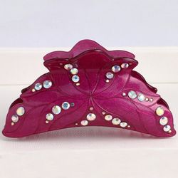 Hair Clip ( Burgundy )