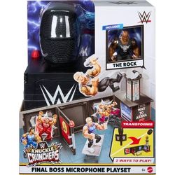 WWE The Rock knuckle Crunchers With Mic
