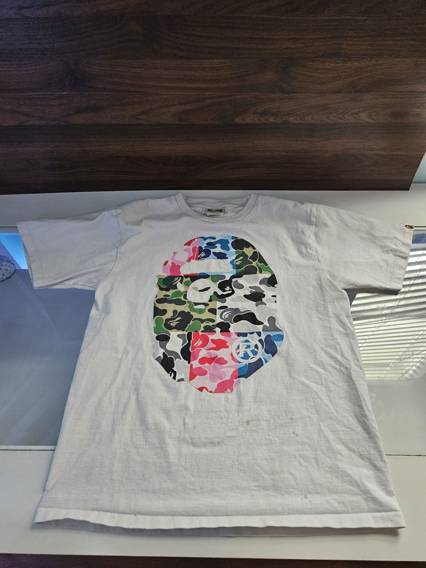 Bape ABC Camo Crazy Big Ape Head Tee