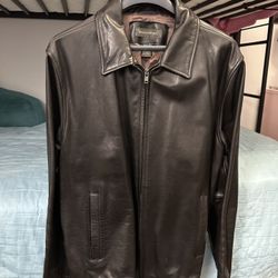 Men’s Leather Jacket Vintage Banana Republic Size Large
