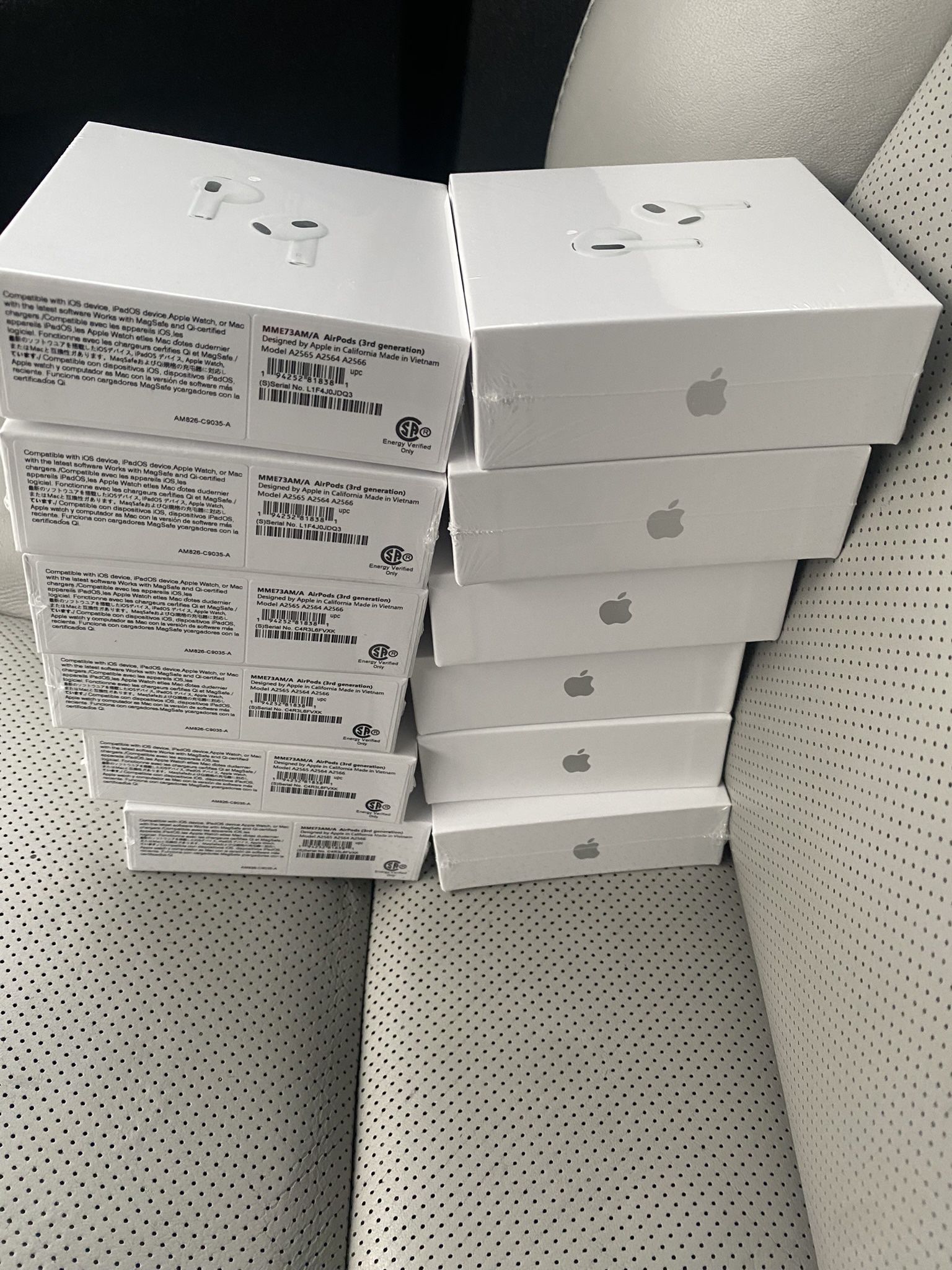 2 For 100.00 NEW IN BOX AIRPODS 3 GENERATION 
