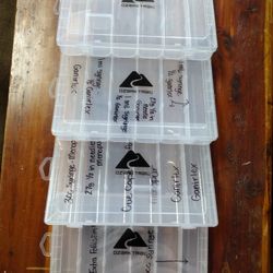 Fishing Bag With Plastic Storage Containers 
