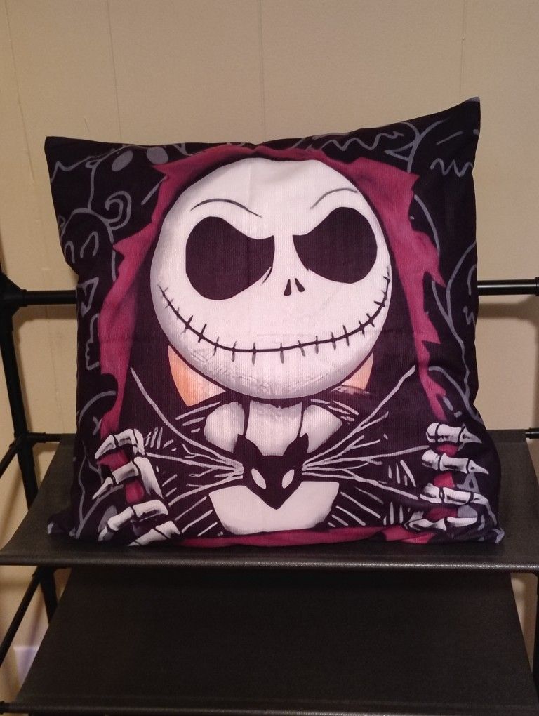 Jack Skellington Throw Pillow