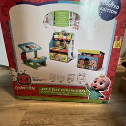 Coco Melon Desk/playroom In A Box