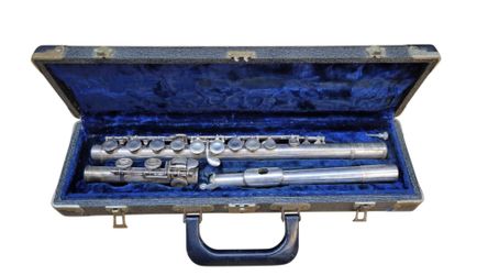 Vintage Bundy Selmer Student Flute Key of C with Original Hard Case