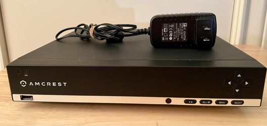 Amcrest 960H 8CH 1TB Security Camera DVR for Parts or Repair