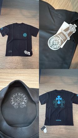 Chrome heart shirt black