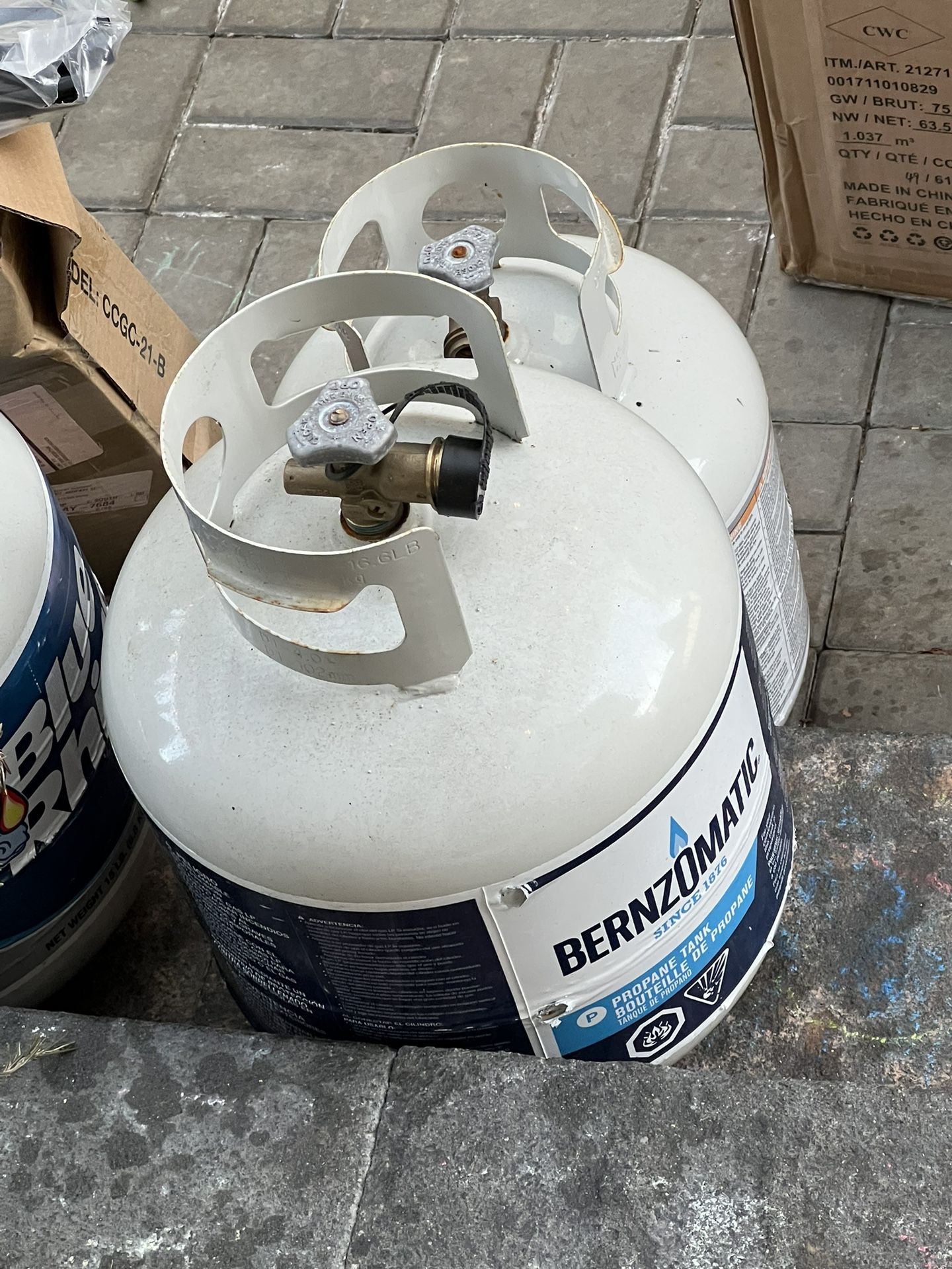 Two Empty 20lb Propane Tanks $10