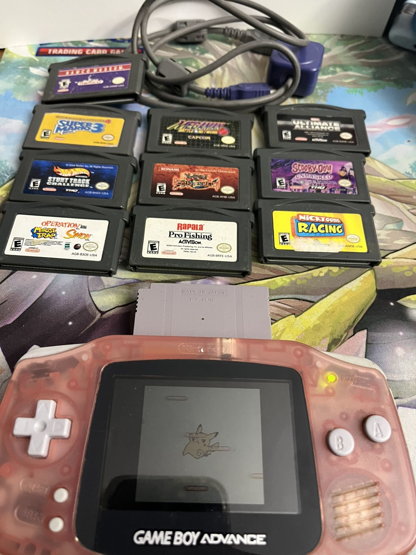 Nintendo Gameboy (Pink) Bundle 11 Games Included
