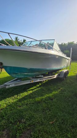 1986 20 foot wellcraft with trailer